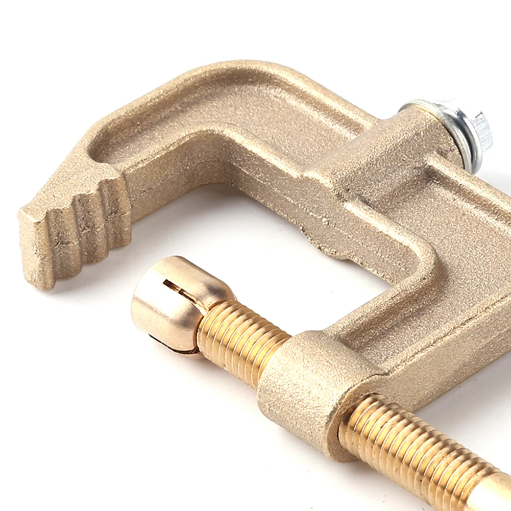 500A Ground Earth Clamp Portable Electric Welding G-shaped Grounding Clamping