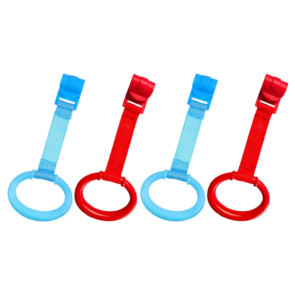 

Baby Crib Pull Rings Baby Bed Stand Up Hanging Ring Kids Walking Training Tools Suitable For 0-3 Years Old Baby