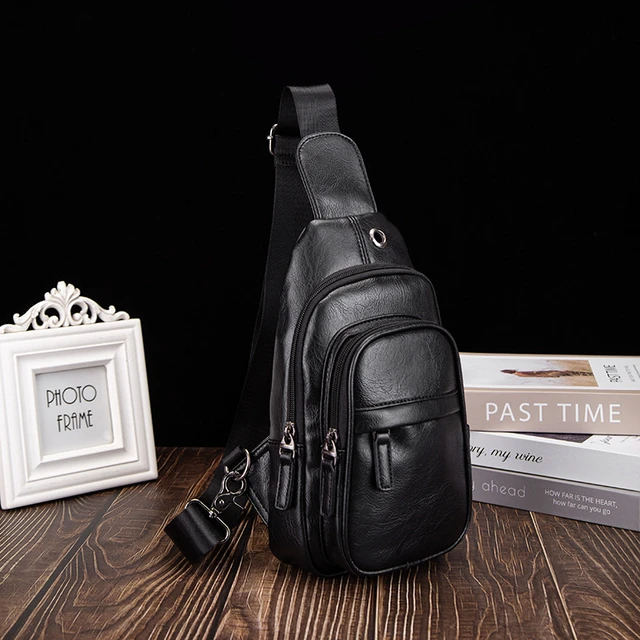Business Time Leather Messenger Bag