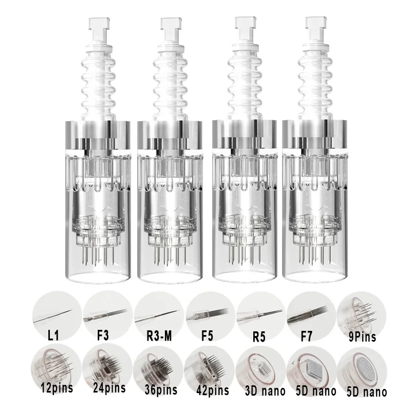 10/50/100Pcs Cartridge Needle Dr.Pen M7 M5 N2 E30 A10 Drpen Bayonet Derma Pen Needles PMU 1 3 5 7 9 12 24 36 42 Pin Nano MTS microneedling derma pen bayonet needle microneedling needle cartridge microneedling cartridge