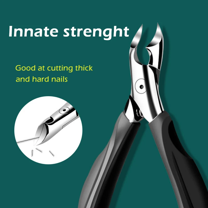 Nail Clipper Stainless Steel Ingrown Toenail Clipper Good at cutting thick and hard nails Pedicure Manicure Tool
