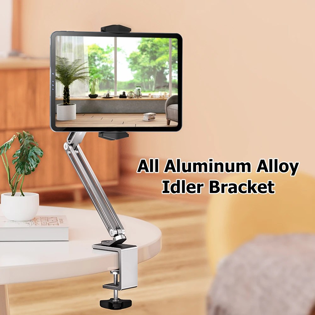 Bed Desk Tablet Mount Support 360 Rotating Foldable Stand For Cell