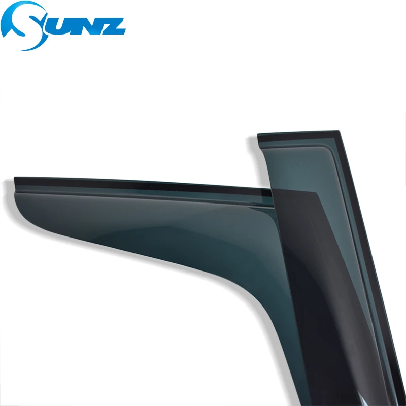 Car Window Visor Car Window Deflectors Window Visor For Toyota FJ Cruiser 2007-2015 Sun Rain Guards