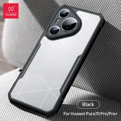 Custodia protettiva trasparente antiurto Xundd per Huawei Pura 70 Series