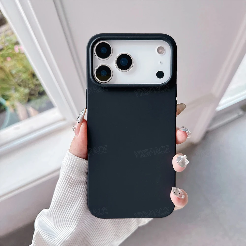 Luxury Soft Liquid Silicone Phone Case - 32 Vibrant Colors, Matte Frosted Finish
