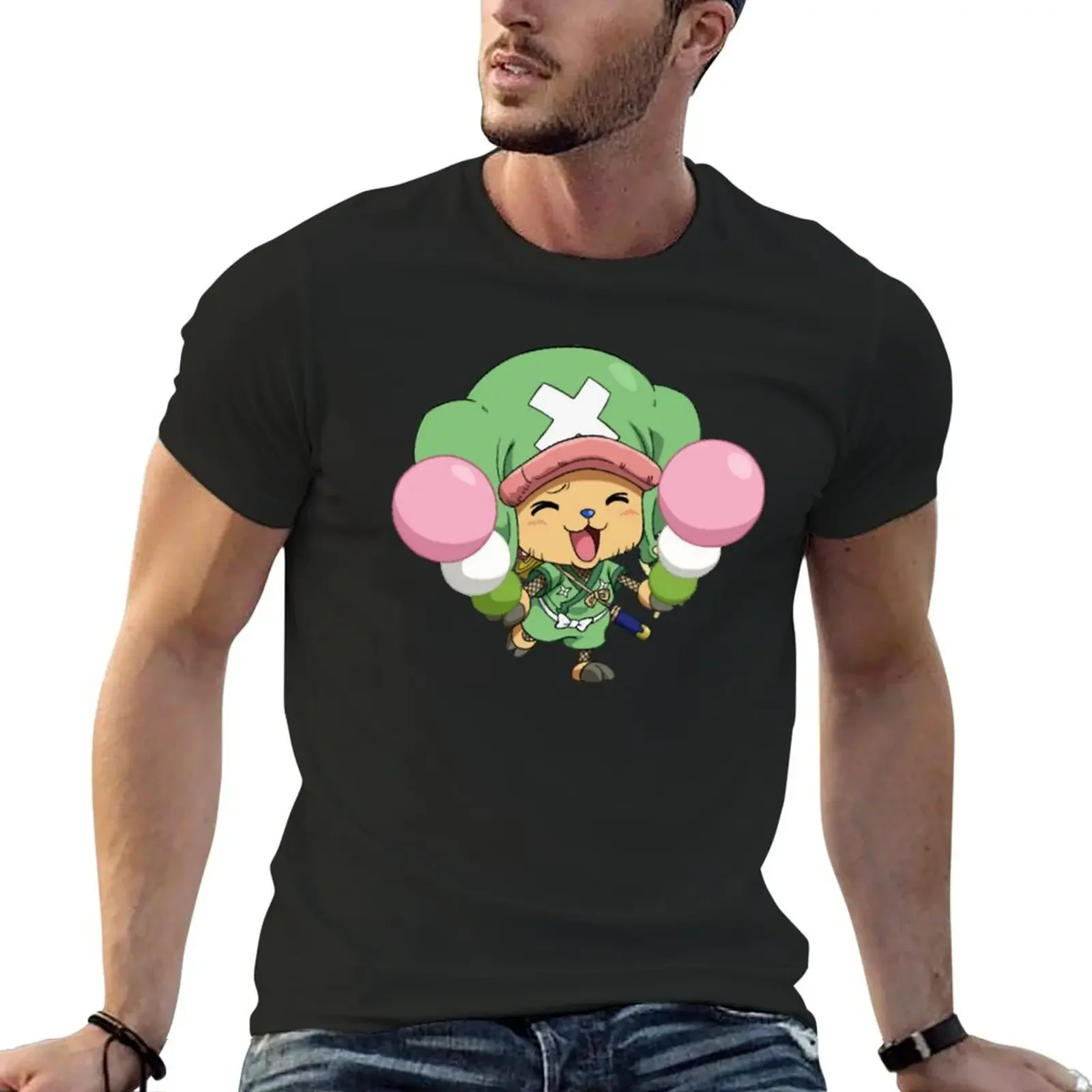 

Chibi Wano Chopper T-shirt sweat oversized T-shirt men