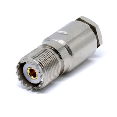 5Pcs Uhf Pl259 Morsetto Jack Femmina 8D-Fb 50-8 Connettori Diritti Per Cavi