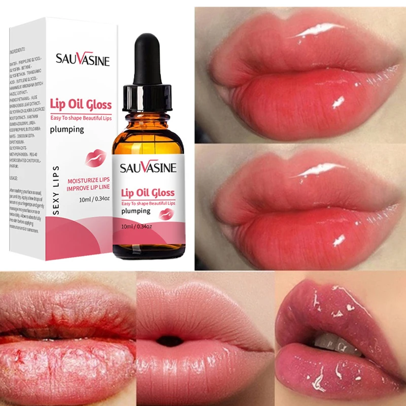 

Instant Volumising Lips Serum Plumper Long Lasting Moisturizing Repair Reduce Fine Lines Makeup Plump Essence Lip Oil Products