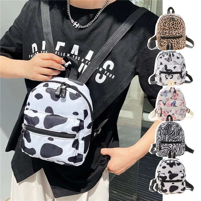 Bolso Mini mochila de moda para mujer, mochilas pequeñas sólidas