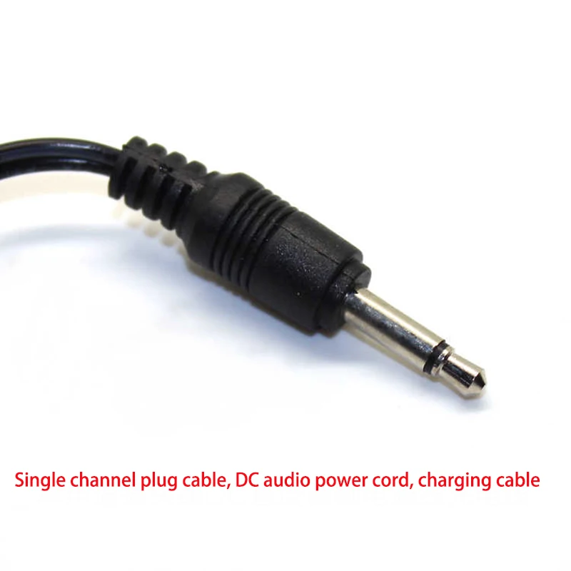 Enhanced title: Premium 3.5mm Plug for Monaural Headphones - Solder-Ready Audio & Dual-Channel AUX Cable Terminal