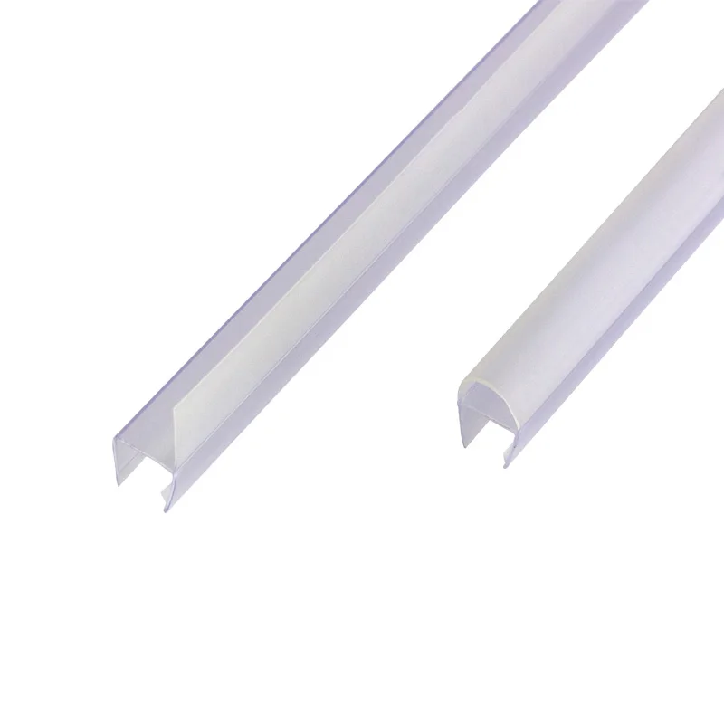 1-5 Meter H/F/U Shape Silicone Sealing Strip Shower Room Glass Balcony Door Window Seam Seals H-Type Water Retaining Strips