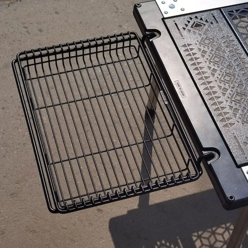 ステンレス製収納ボックス,浅いバスケット,ハンガーフック,屋外