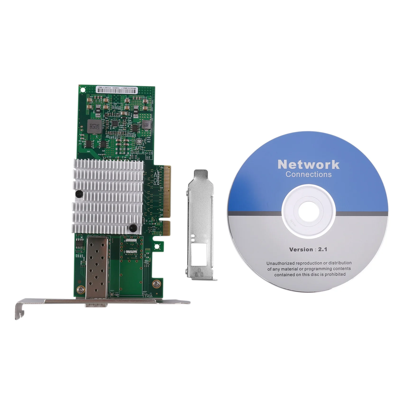 

10Gb PCI-E NIC Network Card 82599EN Chipset for Intel X520-DA1 Converged Network Adapter(NIC) Single SFP + Port, PCI Express