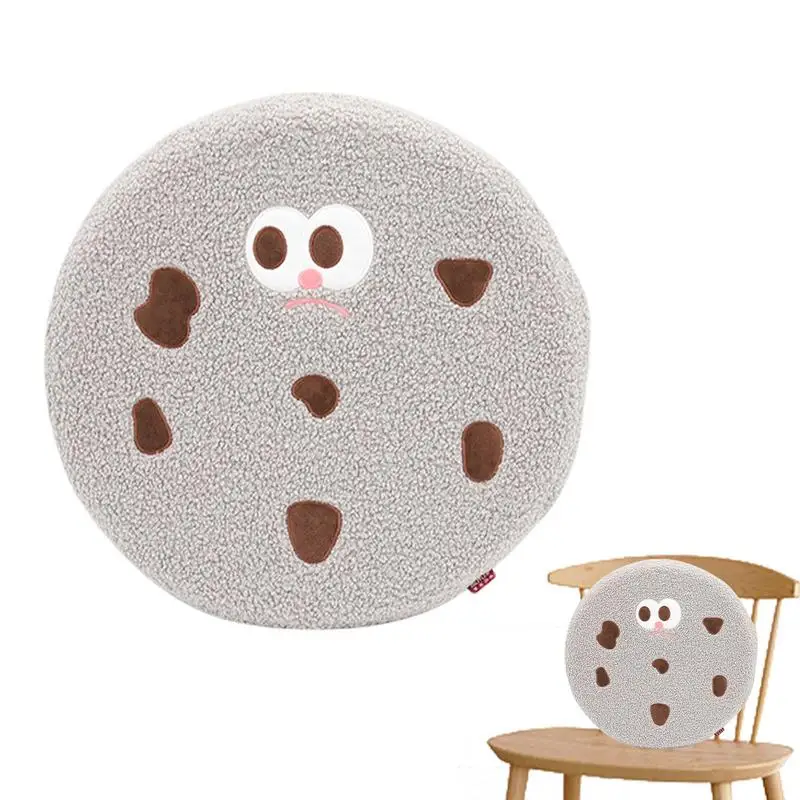 

Seat Patio Cushion Novelty Cookie Shape Soft And Round Pillow For Couch Furniture Accessories For Study Room Balcony Living Room