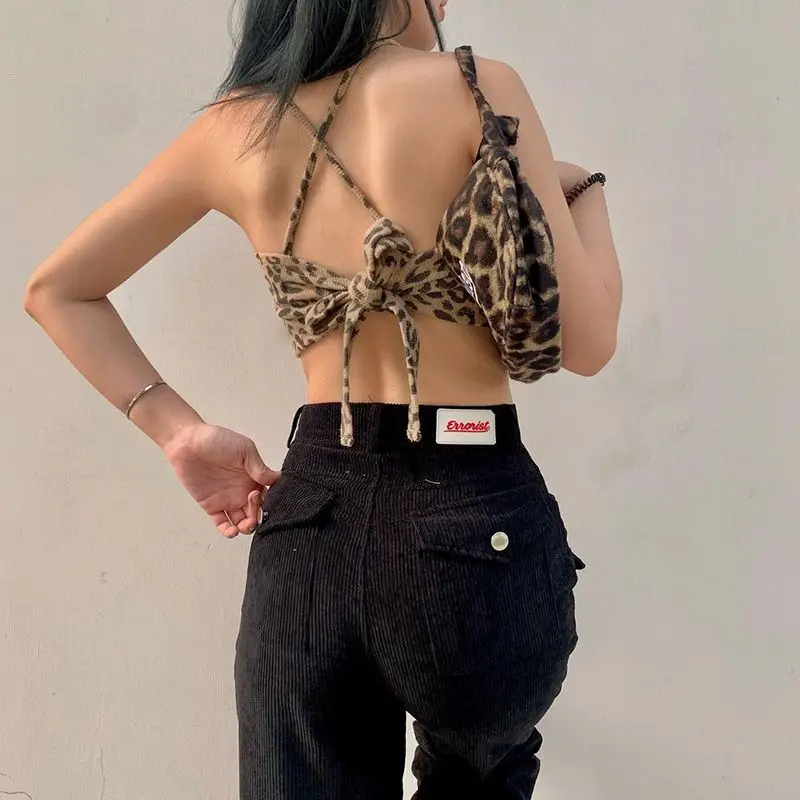 

Designed strap camisole women summer new European and American style fashionable hot girl slim chest revealing backless ins top