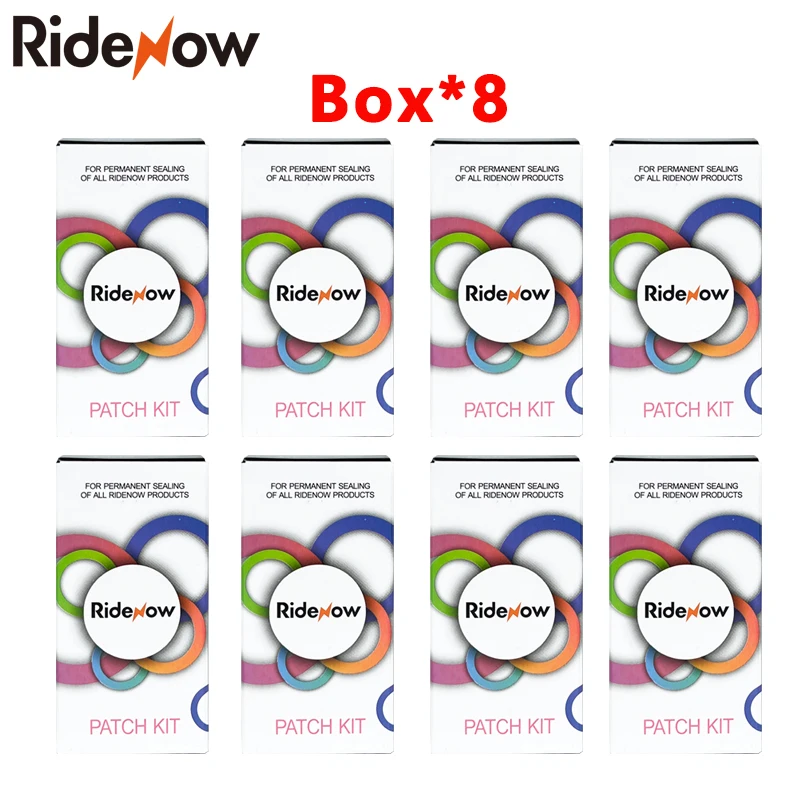 Ridenow Universal Bike Inner Tube Patch Kit and Repair Tool Set for Road and Mountain Bicycles