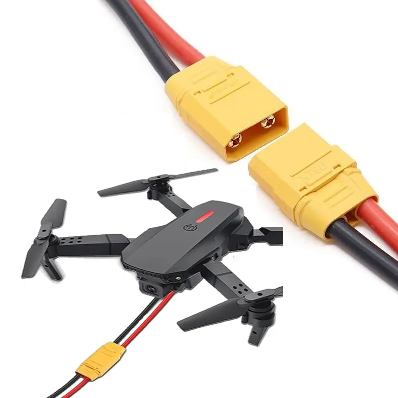 Câble XT90H-F 12 AWG pour Batterie RC - Longueurs 5m à 10m