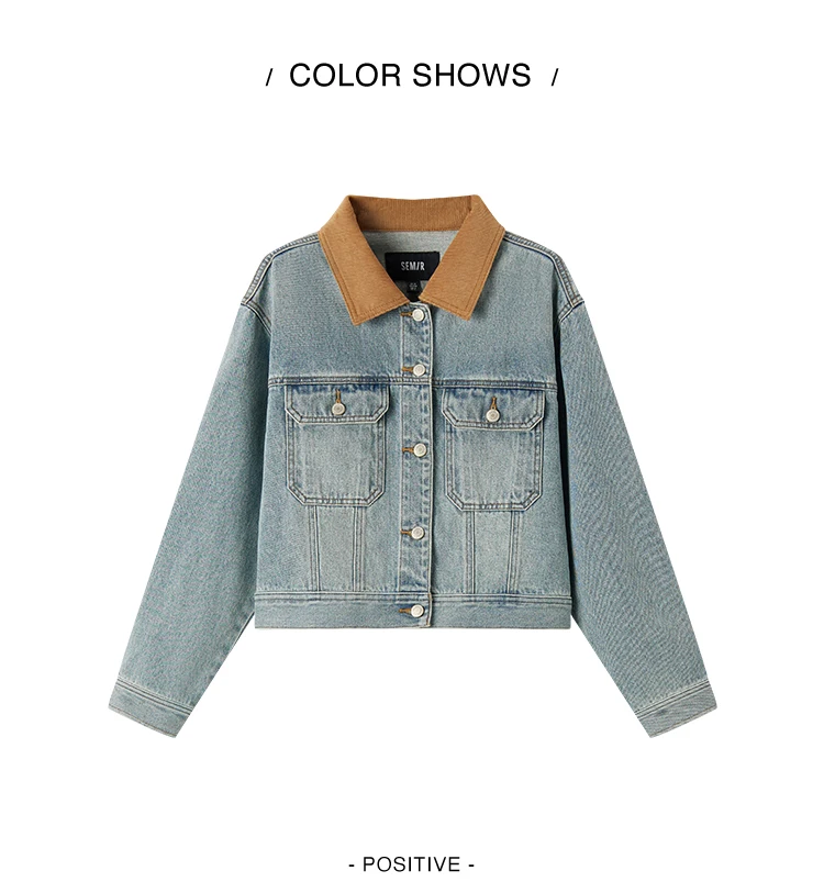 Denim Jacket Women Short Autumn New Petite Retro Jacket
