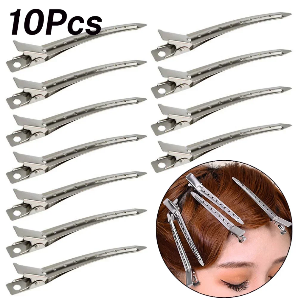 

Women Hair Care Clips Steel Hairdressing Sectioning Clip Clamps Barber Hair Cut Use Styling Tools Hair Root Fluffy Hairpin
