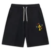 Crowe Shorts Women's Alphabet Printed Cross Five-point Pants Casual Pants Men's Wear Handsome Loose Pure Cotton Breathable 1