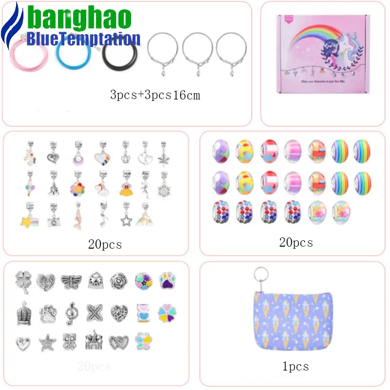 wholesale alloy beads bracelets set Fashion handmade Charm for making accessories  diy jewelry pendants bracelet TZ-11