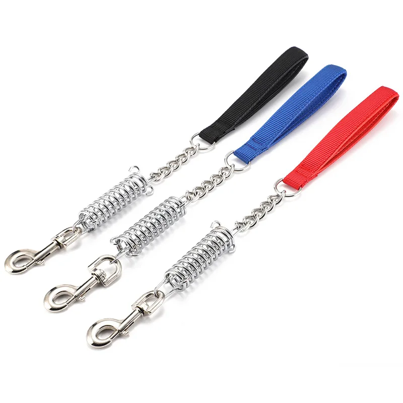 

Dog Leash Short Dogs Leash One-step Leashes for Dog Walking Stainless Steel Spring Dogs Leashes Training Pet Chain Pet Supplies