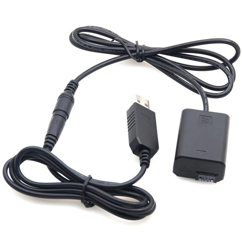 

5X Np-Fw50 Dummy Battery W/Dc Power Bank (5V 2A) USB Adapter For Sony A7R, A7, A7S, A7S Ii, A5000, A5100, A6000, A6500