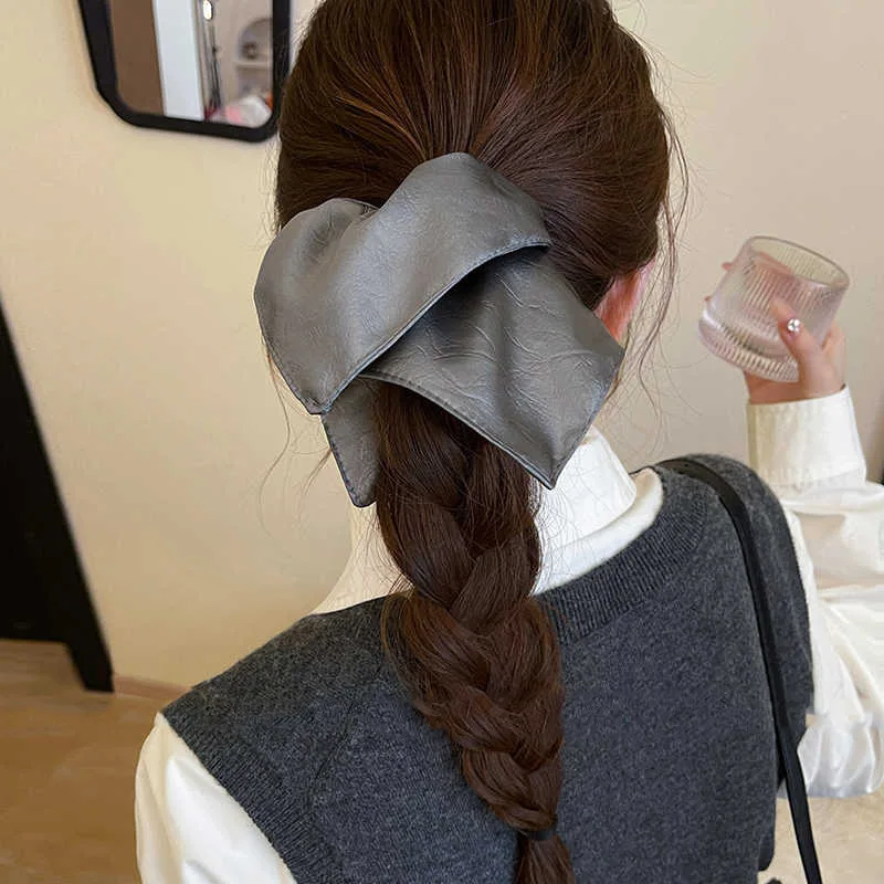Premium-Vokuhila-Haargummis, hochelastisches Haarseil für Dutt, Pferdeschwanz, Haargummis – Detail 2