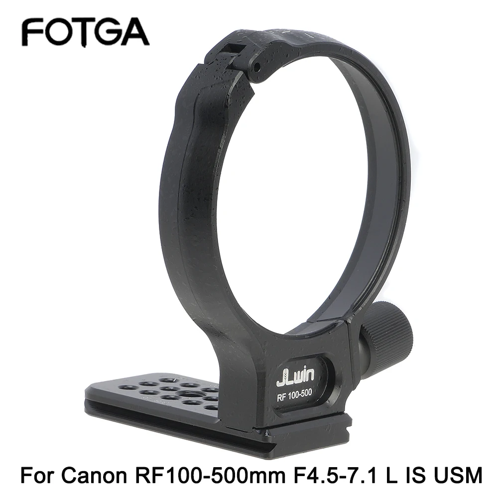 Fotga Anello Di Montaggio Per Treppiede Per Canon Rf100-500Mm F4.5-7.1 L Is Usm Collare Per Obiettivo Fotocamera Qr Piastra Rapida Adattatore Per Anel