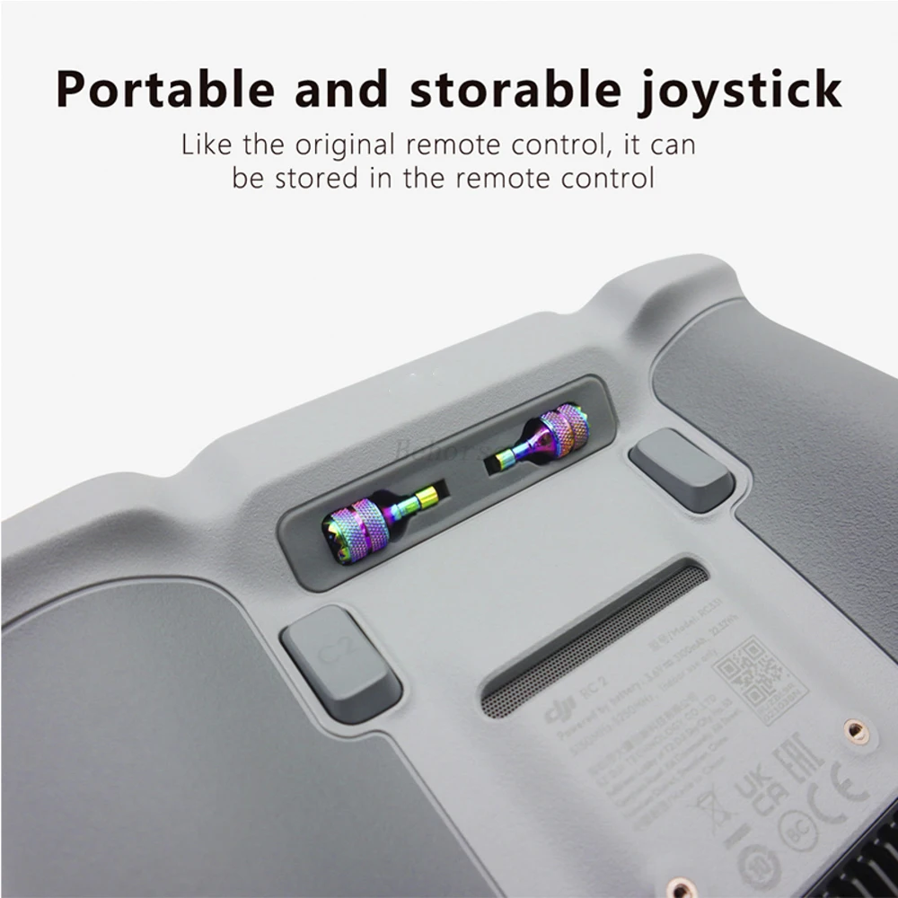 Description Picture 4 of itemJoystick For DJI Mini 4 Pro/3 Pro/Mavic 3 Pro/Air 2S/Air 3/Air 3S/RC/RC 2 Remote Controls Thumb Rocker Sticks Drone Accessories