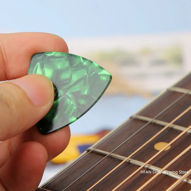 thumbnail image 2 of 12 Pcs Guitar Picks Assortment – 0.5mm, 0.75mm, 1mm Thickness, Colorful Plectrums For Acoustic, Electric, And Bass 2 of 12