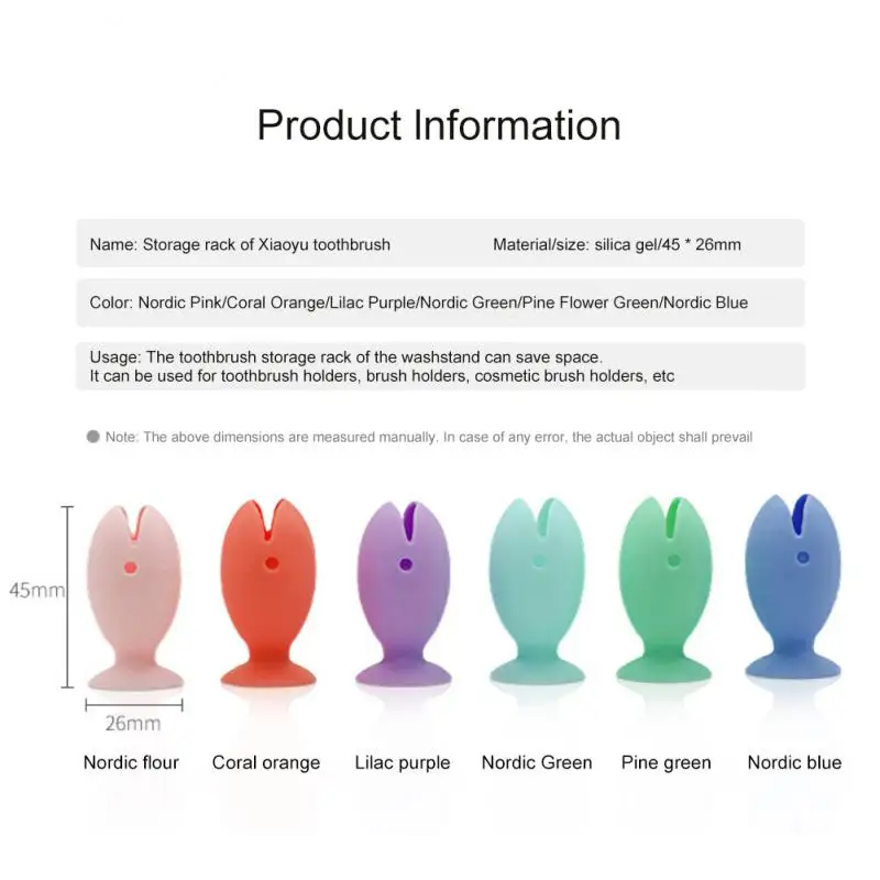 Standing Toothbrush Holder With Suction Cup Portable Tooth Brush Cap Cover Multifunction Fish Shape Silicone Toothbrush Hanger toothbrush holder
