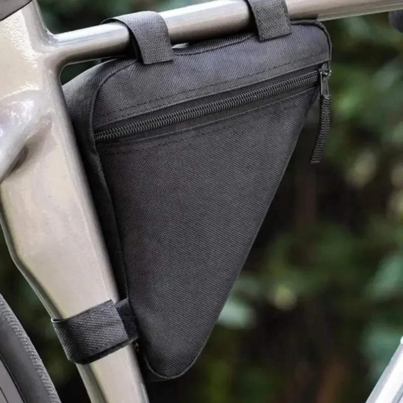 Waterproof Triangle Bike Bag - Front Frame Mount Cycling Storage Pouch for Phone/Tools, Lightweight & Durable Riding Accessory