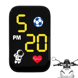 Astronaut - Themed Waterproof Shockproof Mini Handlebar Clock with LED Backlight (A)