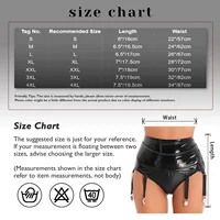 Womens Garters Suspender Belt Skirts Ladies Wet Look Mini Skirts Leather Garters with Metal Clips Clubwear Costume Underwear - Image 6