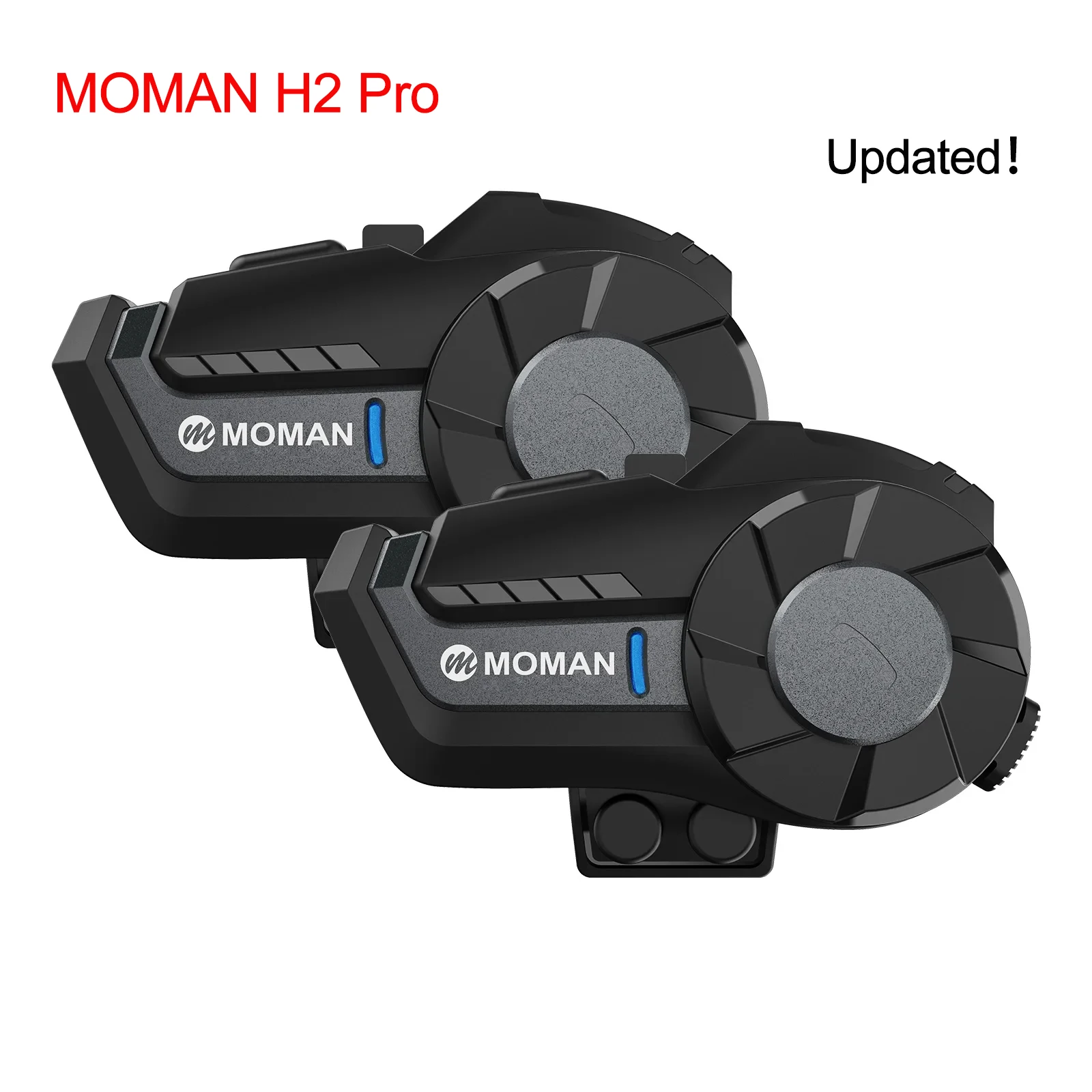 Фото Беспроводная Bluetooth-гарнитура SYNCO MOMAN H2 Pro, гарнитура для мотоциклетного шлема, беспроводные наушники для велосипеда, водонепроницаемый видеорегистратор с Wi-Fi №1