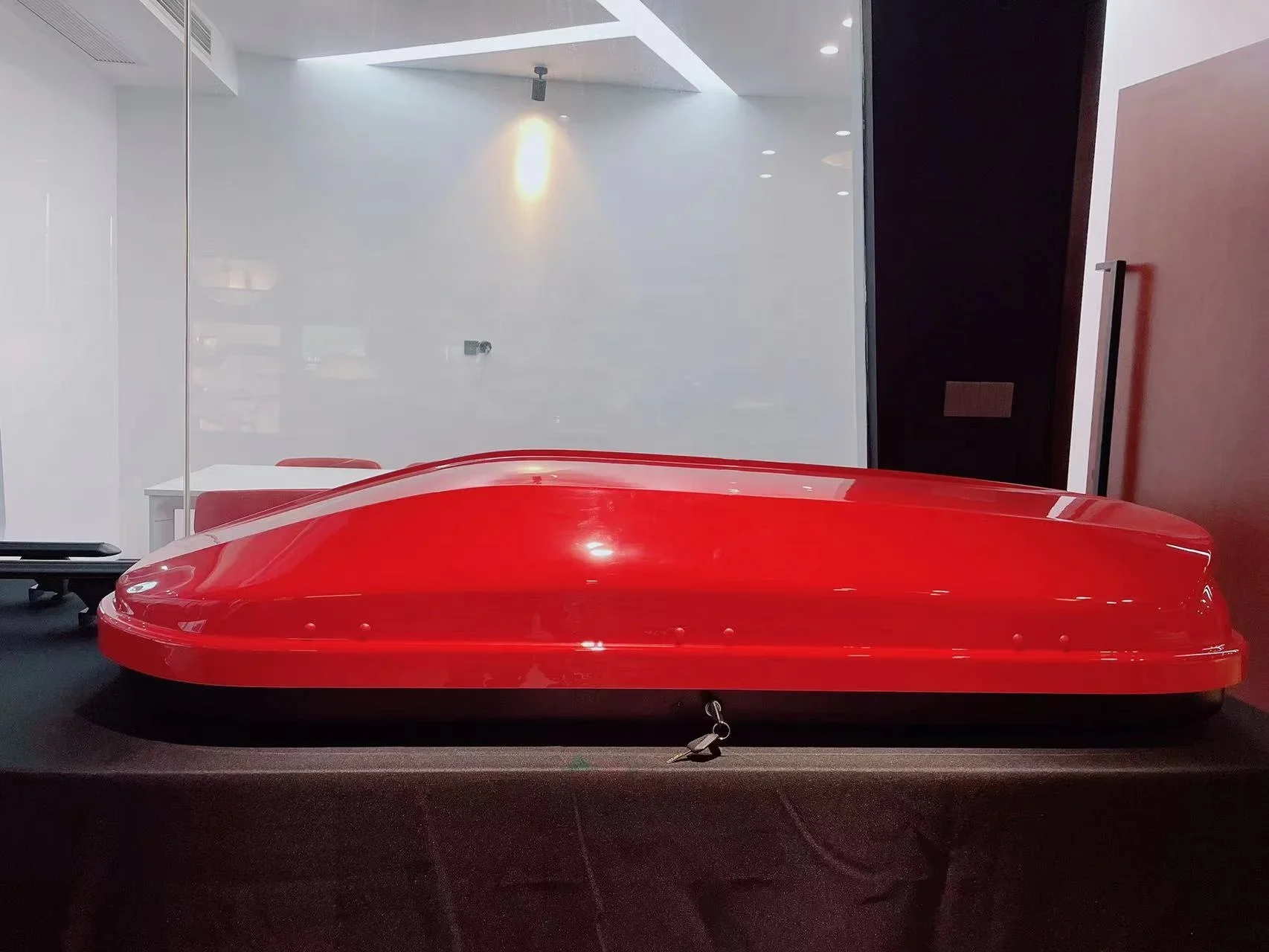Automotive Trade Shows for Outdoor Products Universal Dual Side Opening Car Travel Roof Storage Box For All Cars