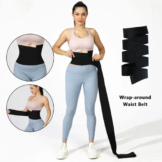 Wrapping thin waist and abdominal band for exercise, fitness, elastic bandage for yoga training, waist tightening 3