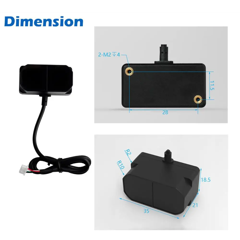 1/5/10PCS TFmini Plus Lidar Laser Range Sensor Modul TOF Abstand Ranging Sensor Interface UART I2C IIC für Arduino Hindernis – Detail 6