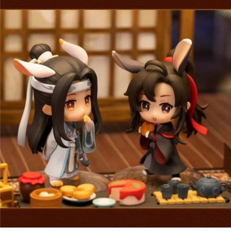 

Genuine Magic Path Originator Wei Wuxian Lan Wang Ji Q Version Hand Do Night Candle Night Moon Animation Around The Doll Toys