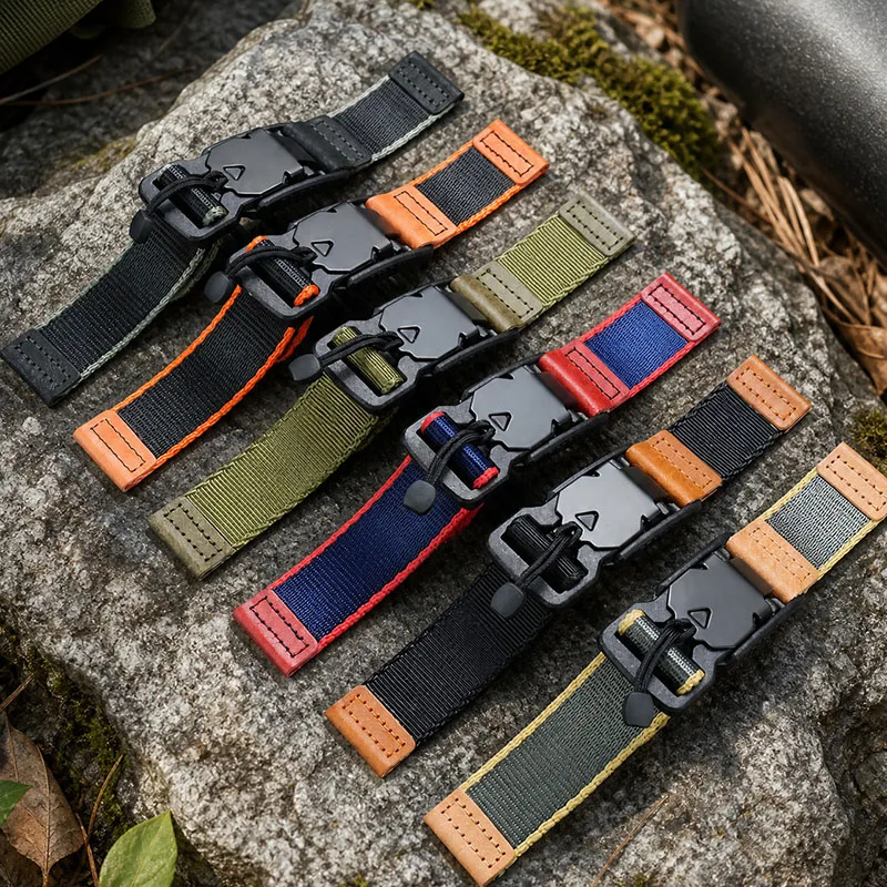 Enhanced Suunto Sports Watch Strap | Quick Release Breathable Nylon Wristband