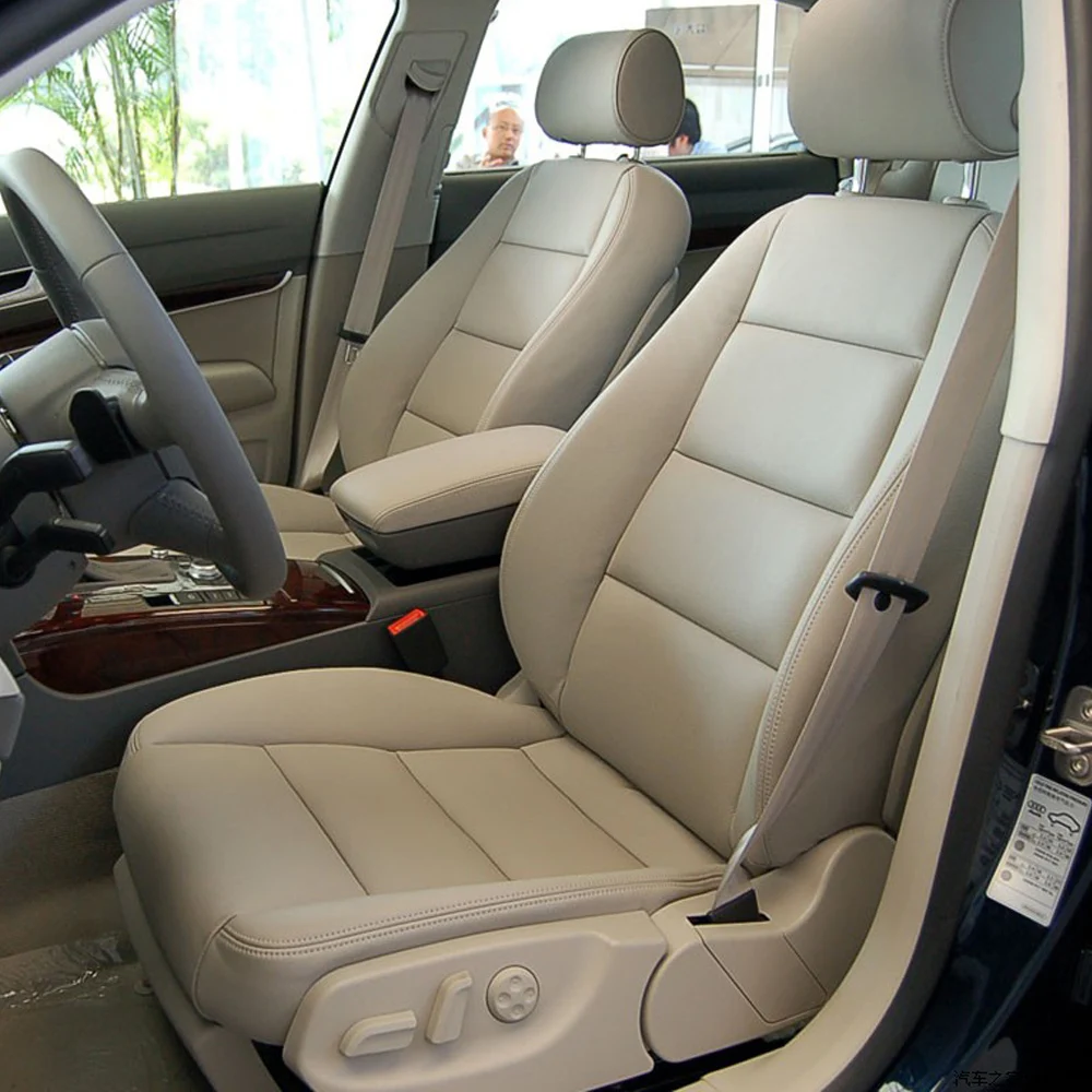 아우디 A6 4F C6 2005 2006 2007 2008 2009 2010 2011 PU 가죽 자동차 시트 커버, 자동차 특수 시트 커버, 인테리어 액세서리