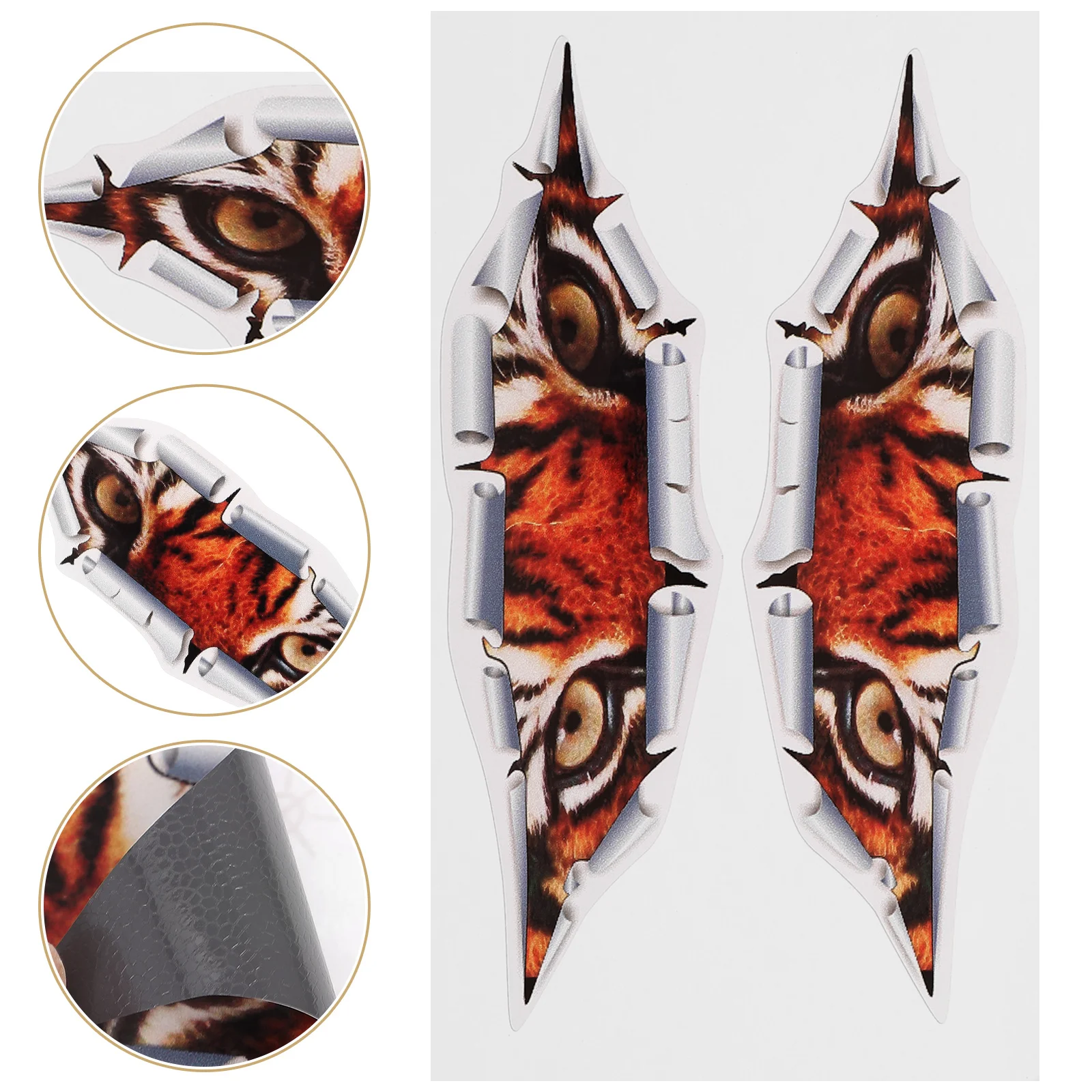 

2pcs Animal Stickers 3D Car Decals Animal Car Stickers for Car Truck Van
