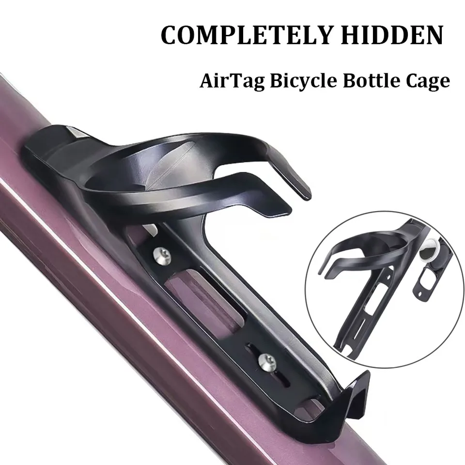 Porte-bidon Vélo WEST BIKING - Avec Cache Airtag Antivol - Noir