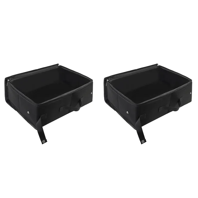 2X Portable Litter Box With Lid, Leak-Proof Collapsible Cat Litter Box Great For Travel Hotel Stays And Road Trip 2X Portable Litter Box With Lid, Leak-Proof Collapsible Cat Litter Box Great For Travel Hotel Stays And Road Trip