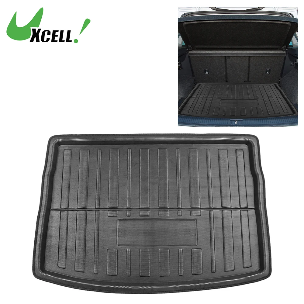 Uxcell Cargo Trunk Tray Cargo Liner Posteriore Cargo Trunk Floor Mat Protezione Impermeabile Personalizzata Per Vw Golf 7 Mk7 2013-2017