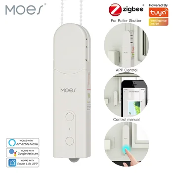 ZigBee Smart DIY Motorized Roller Blinds/Shades Drive Motor Hub Tuya Smart Life APP Alexa Google Home Voice Control 1