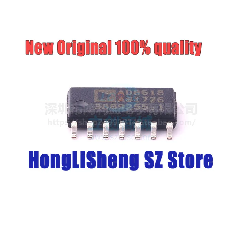 

1 шт./партия, набор микросхем AD8618ARZ AD8618AR AD8618A AD8618 SOP14, 100% новая и оригинальная искусственная кожа