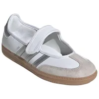 Adidas Originals Samba Jane White Silver Chaussures légères de style Balletcore pour femmes, baskets rétro pour filles KJ3785 4