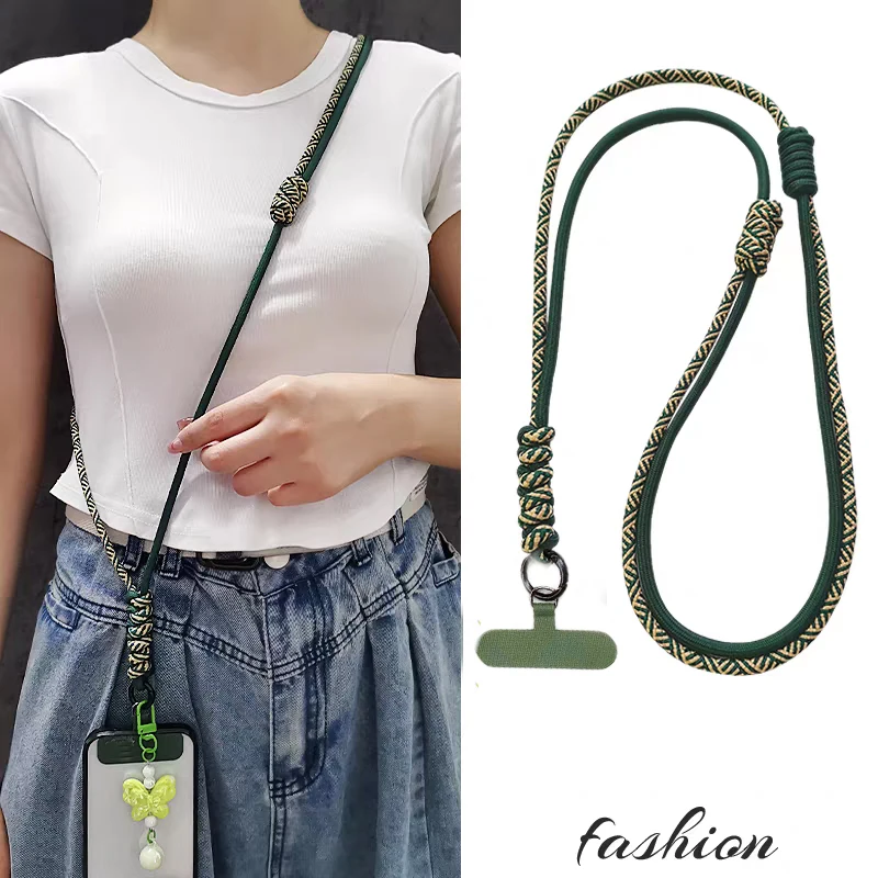 Enhanced Adjustable Crossbody Phone Lanyard with Sturdy Anti-loss Design